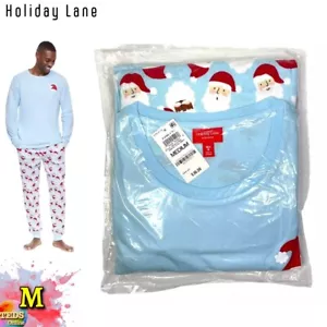 NWT Holiday Lane Men's M Santa Cotton Matching Family Pajamas Set 100197470MS - Picture 1 of 5