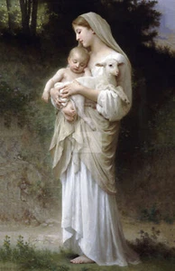 L'innocence, William-Adolphe Bouguereau *Kunstpostkarte* - Bild 1 von 2
