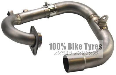 Tubo de cabezal de escape titanio Yamaha WR250F WRF250 WR-F 2020 2021 2022 2023 2024 Foto 1 de 2