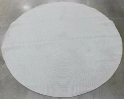 LIGHT BLUE 6' X 6' Slightly Stained Rug Reduced Price 1172562751 BRD176A-6R - Image 1 of 3