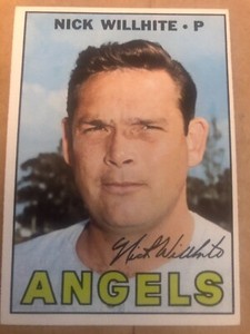 1967 Topps Baseball set break #249 Nick Wilhite NM