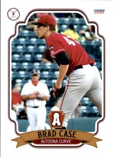 2021 Altoona Curve Choice #6 Brad Case Pelham New York NY - NM Baseball Card