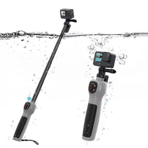 TELESIN 0,85m Impermeable Selfie Stick con Mando a Distancia para GoPro HERO12 a 8 Negro. - Imagen 1 de 10