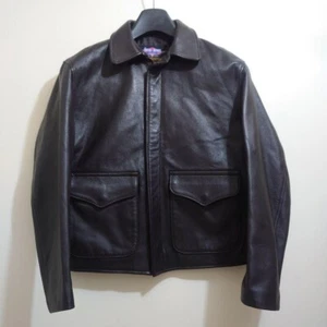GIBSON  BARNES Indiana Jones Jacket 36 A 2 Leather Jacket Made in USA - Picture 1 of 10