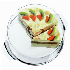 WMF Tortenplatte mit Haube Cromargan Edelstahl rostfrei 18/10...