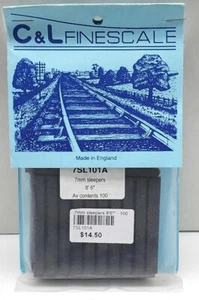 C&L Finescale 7SL101A 7mm Sleepers 8ft 6ins - Ave Contents 100 - Picture 1 of 1