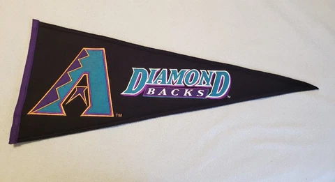 Genuine MLB Arizona Diamondbacks 13" x 32" Vintage Wool Logo Pennant Traditions Cover