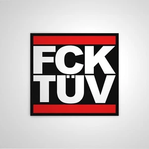 Pegatina FUCK TÜV Motorsport Tuning JDM pegatina personalizada Shocker coche pegatina - Imagen 1 de 9