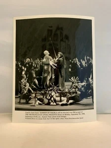 Camille Saint-Saens Samson Et Dalila Act 1 Klotz Black & White PBS Photograph - Imagen 1 de 2
