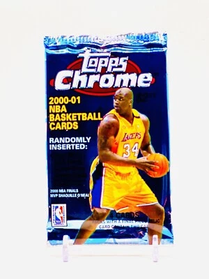2000-01 Topps Chrome Basketball Pack Kobe Duncan Refractors? - Image 1 of 4