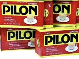 4 Cafe Pilon Coffee Ground espresso coffee 10 oz each Total Black coffee - Picture 1 of 2