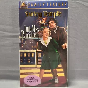 Shirley Temple Little Miss Broadway VHS 2001 Renewed 1966 New Sealed - Picture 1 of 7