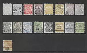TRANSVAAL VERSCHIEDENE NEUWERTIG SCHARNIERT/GEBRAUCHT AUSGABEN 1885 bis 1893 - Bild 1 von 2