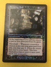 MTG - Decaying Soil - FOIL - Odyssey - Near Mint To Very Light Play