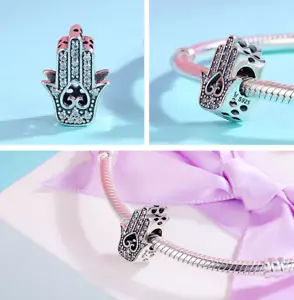 Charm Beads Anhänger Hand der Fatima Charms 925 Silber Armband - Bild 1 von 1