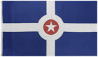 3X5 City of Indianapolis, Indiana Premium 100D Woven Poly Nylon Flag Banner 