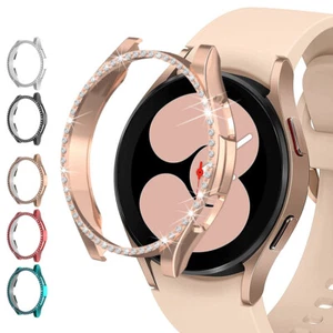 Glass Screen Protector For Samsung Galaxy Watch 5 4 40mm 44mm Diamond Bumper - Picture 1 of 17