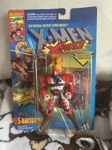 X-Men X-Force ToyBiz Shatterstar 2nd Edition New On Card - Picture 1 of 9