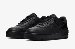 Nike Air Force Black Athletic Shoes for 