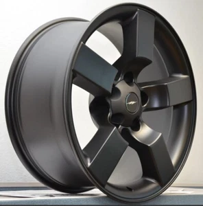 20" fits Ford F-150 Lightning Satin black Wheels FR 50 Replica Wheels NEW Set 4 - Picture 1 of 3