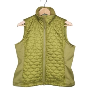 L.L Bean Green Quilted Sleeveless Thinsulate Puffer Vest Sz M - Picture 1 of 8
