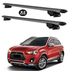 Roof Racks silver Aluminum Cross Bars For Mitsubishi Outlander PHEV 2022-2024 - Picture 1 of 10