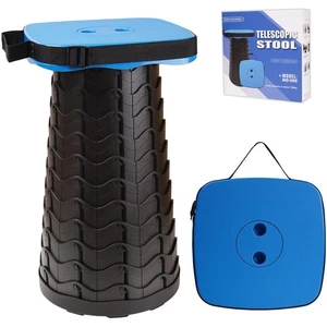 Tragbarer Klapphocker Campinghocker Faltbar 220kg Teleskophocker Outdoor - Bild 1 von 2