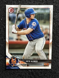 Pete Alonso #BP137 2018 Bowman Baseball Menge New York Mets - Bild 1 von 2