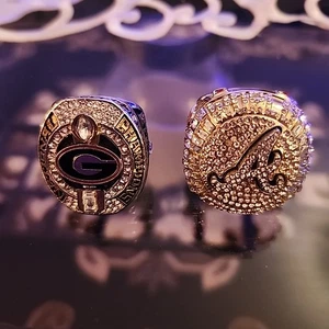 2021 Georgia Bulldogs und 2021 Atlanta Braves Championship Ringe - Bild 1 von 15
