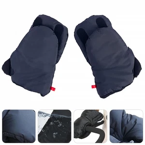 1 par de guantes cálidos de invierno para cochecito de bebé guantes gruesos impermeables al aire libre - Imagen 1 de 12
