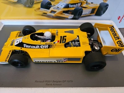 1/18 SPARK RENAULT RS01 RENE ARNOUX BELGIAN GP 1979 - Image 1 of 4