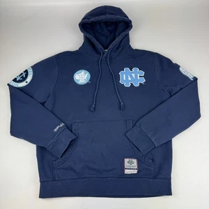 Mitchell & Ness Herren Gr. M UNC Tar Heels Hoodie Sweatshirt Patches Blau - Bild 1 von 11
