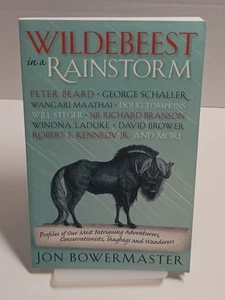 *SIGNED* Wildebeest in a Rainstorm by Jon Bowermaster - Foto 1 di 7