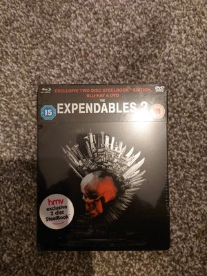 The Expendables 2 Blu-Ray Limited HMV Exclusive Steelbook Sealed - Image 1 of 2
