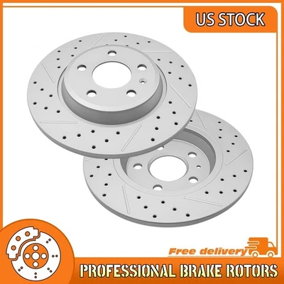 Rotores de freno traseros perforados para Audi A4 A5 A6 Q5 A4 Allroad A4/A5/A6 Quattro Foto 1 de 4
