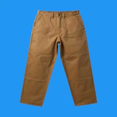 Pantalones de trabajo GAP para hombre talla 36x30 holgados carpintero doble rodilla bronceados resistentes Foto 1 de 4