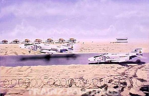 Impresión artística de aviación militar Robert West 456 'Tal's Terrors' - firmada - Imagen 1 de 1