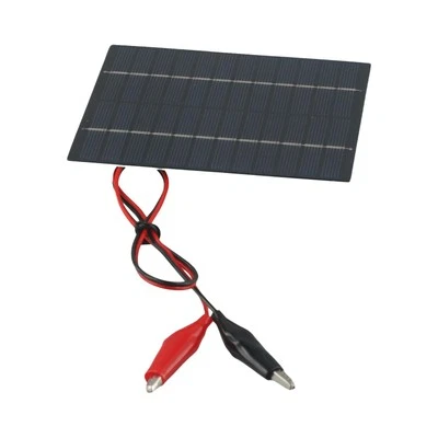 10W 12V Outdoor Tragbares Solarpanel mit Clip für 9-12V Batterieladen Neu - Bild 1 von 4