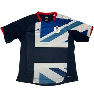 Adidas 2012 Olympics Jersey Team GB London W55808 ClimaCool Union Jack XL - Picture 1 of 14