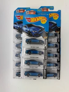 2016 Hot Wheels Ford Shelby GT350R Blue - Night Burnerz #87/250 (Lot of 14) - Picture 1 of 2
