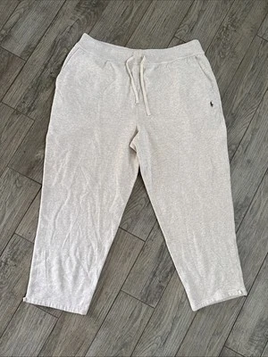 Pantalón de chándal polar POLO RALPH LAUREN 1XB con dobladillo con cordón tostado Foto 1 de 4