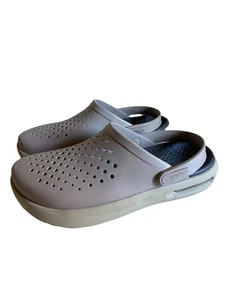 crocs unisex-adulto literide 360 zoccolo uomo taglia 10 marrone beige scarpa comoda slip on - Foto 1 di 8