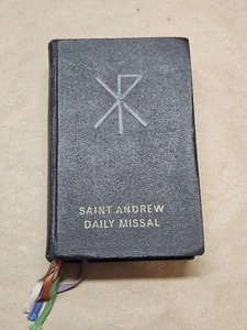 SAINT ANDREW DAILY MISSAL 1962 Vespers for Sundays and Feasts Biblica Belgium - Picture 1 of 9
