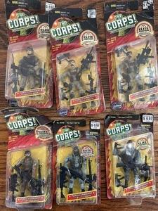 LOTE DE 6 juguetes Lanard 2003 ¡The Corps! FIGURAS Commando Force Elite Edition leer - Imagen 1 de 4