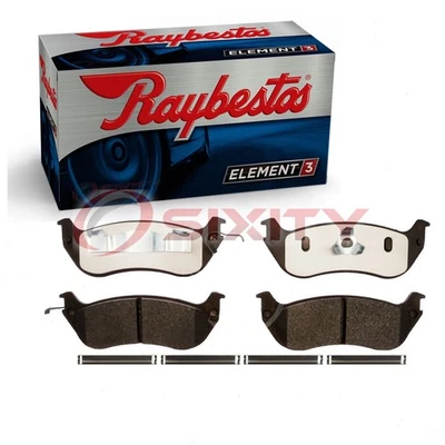 Комплект задних дисковых тормозных колодок Raybestos Element3 для Lincoln Town Car JV 1996-2000 годов выпуска - Изображение 1 из 4