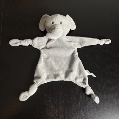 Manta de seguridad para bebé anudada elefante gris TREND LAB Lovey género neutro Foto 1 de 4