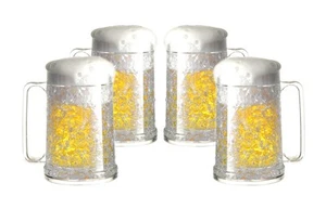 Double Wall Freezer Mug Frosty Mug Insulated Ice Cup with Gel 16oz/450ml (Set... - Picture 1 of 9