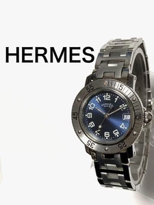 HERMES Diver's Watch Ladies Watch Excellent Condition Used Genuine Product - Picture 1 of 9
