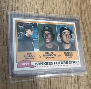 1981 Topps - Future Stars Tim Lollar, Dennis Werth, Bruce Robinson #424 (RC) - Picture 1 of 2