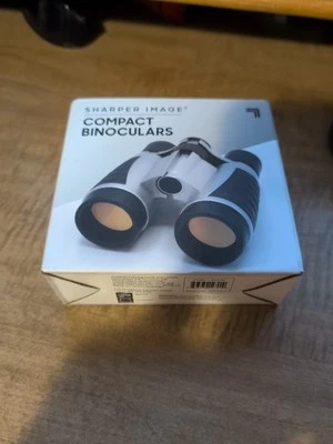Sharper Image Compact Binoculars RubyCoated Glare-Free Optics w/Strap & Case - Image 1 of 3